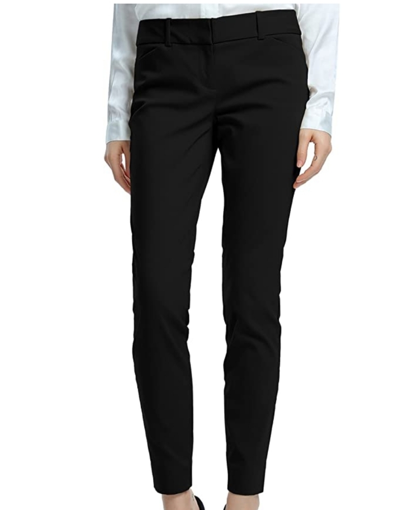 NWT-Womens Satinato Straight Leg Slim Casual Pants